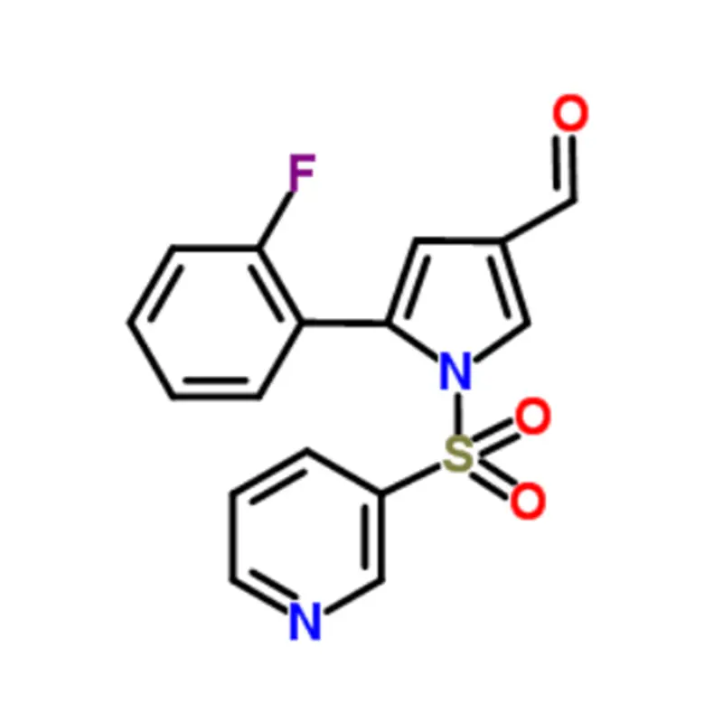 Vorolazan Intermediate 5 – (2-fluorophenyl) – 1 – [(pyridin-3-yl) sulfonyl] – 1H-pyrrol-3-formaldehyde CAS No. 881677-11-8 Featured Image