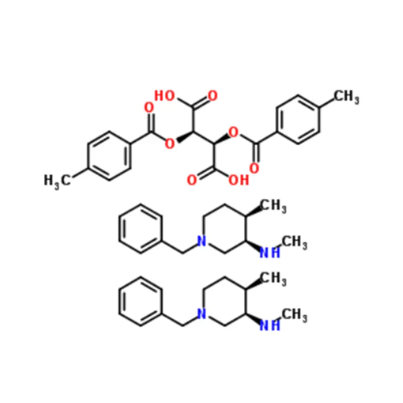 (2R, 3R) -2,3-bis [(4-methylbenzoyl) oxy] succinic acid and (3R, 4R) - N, 4-dimethyl-1- (phenylmethyl) -3-piperidine amine